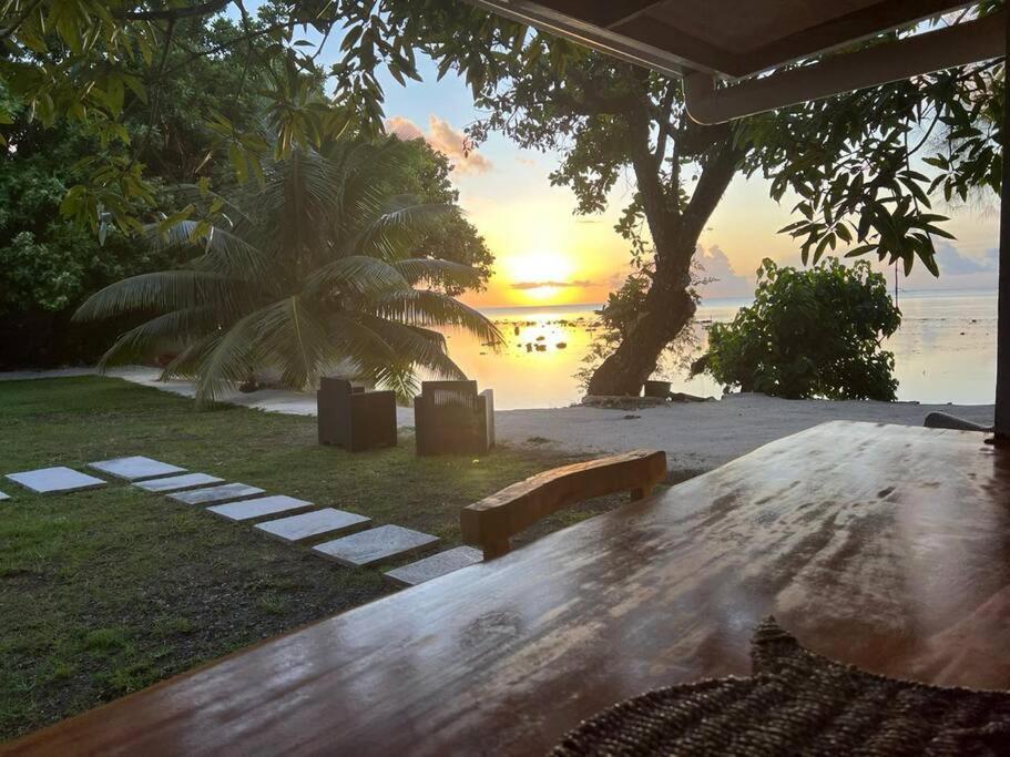 Bungalow Tiarii, Avec Acces Direct A Une Plage Privee Tevaitoa Dış mekan fotoğraf